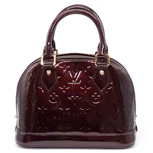 Louis Vuitton Alma BB Amarante Monogram Vernis Handbag