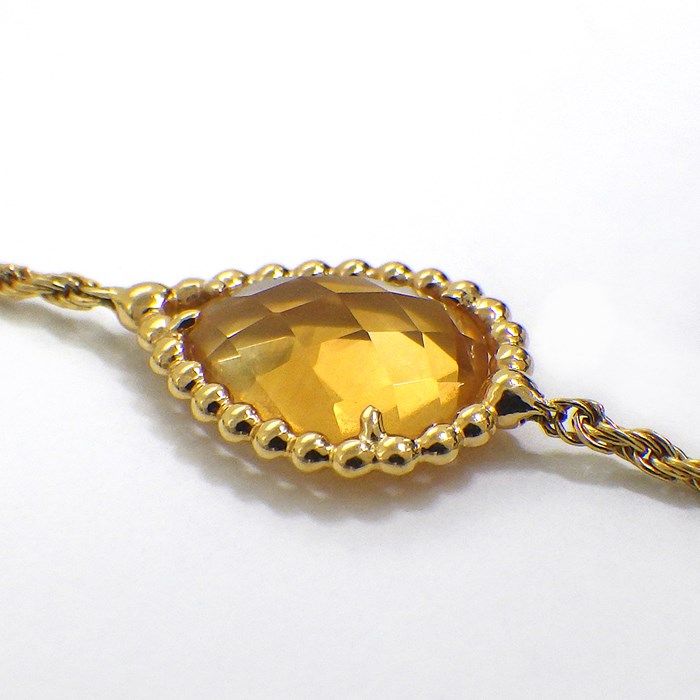 Boucheron Serpent Bohème Small Drop Motif Citrine Bracelet in K18YG