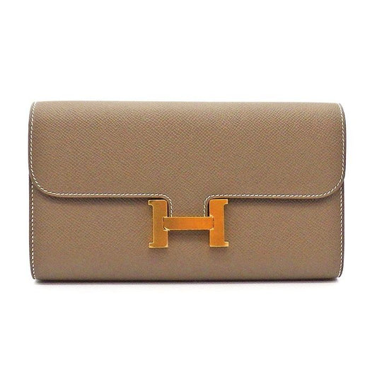 HERMES Constance To Go Shoulder Bag in Etoupe with Gold Hardware