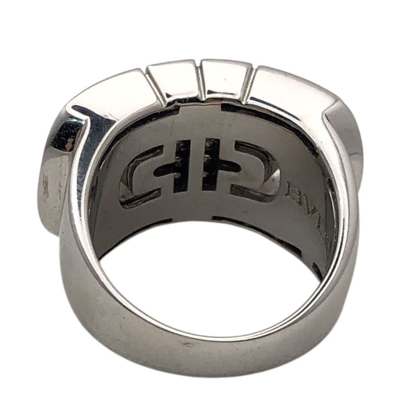BVLGARI Parentesi Ring in K18 White Gold - Exquisite Luxury