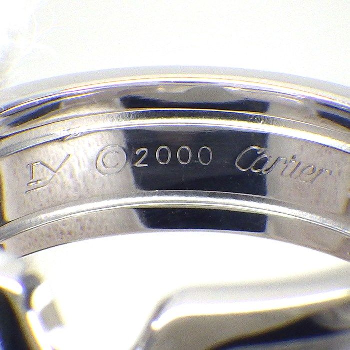 Cartier C2 2C K18WG Ring - Exquisite White Gold Elegance