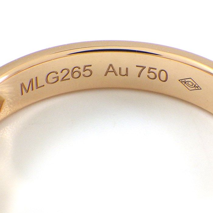Cartier C de Cartier Wedding Band Ring in K18 Pink Gold with Diamond