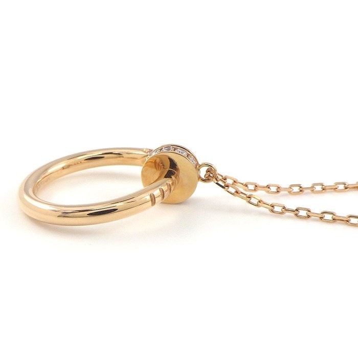 Cartier Juste un Clou Necklace with Diamonds in 18K Pink Gold