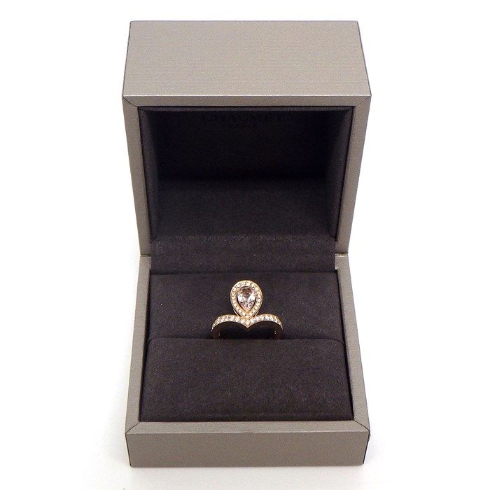 Chaumet Joséphine Églantine Ring with Pink Quartz & Diamonds