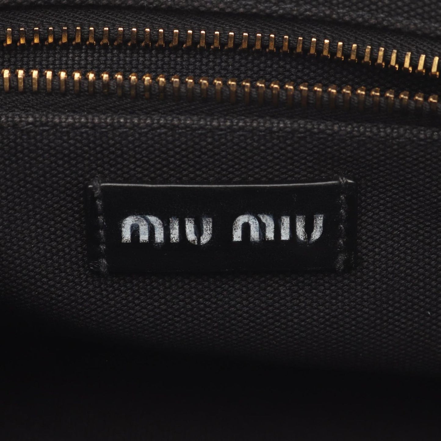 Miu Miu CANAPA Tote Bag - Black Canvas & Leather, 2-Way Handbag