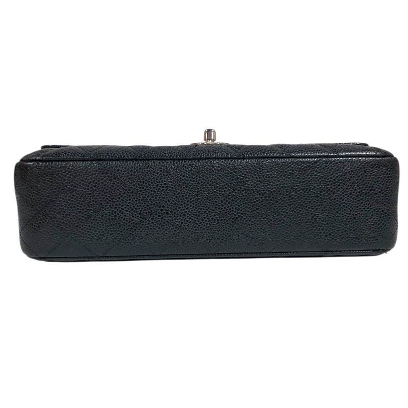 CHANEL Matelassé 25 Black Caviar Leather Shoulder Bag