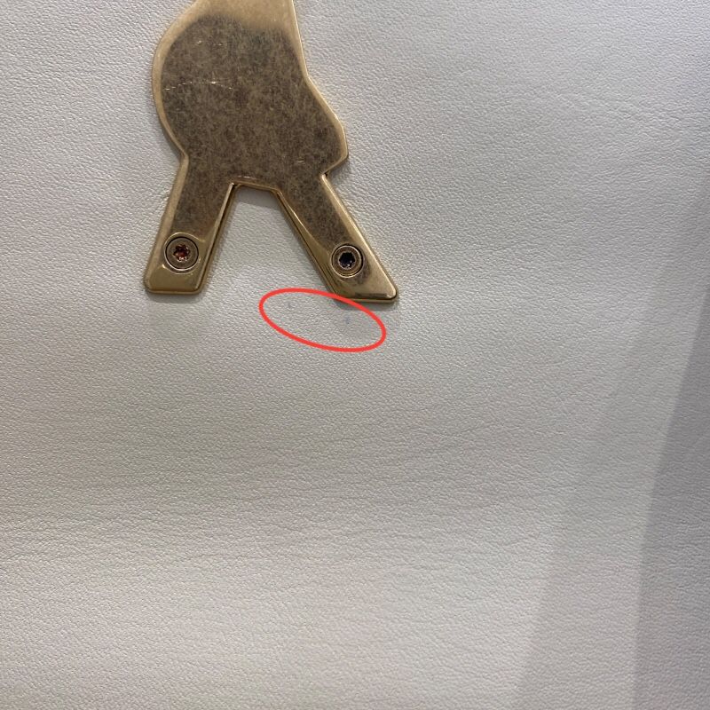 Saint Laurent Sorbonne Small Nubuck Shoulder Bag in Beige