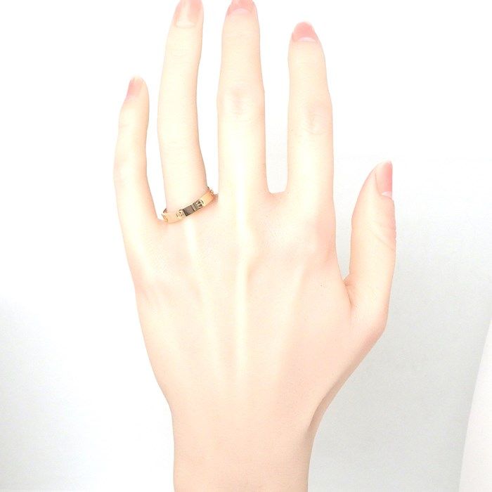 Cartier Love Ring Small Model in K18 Pink Gold - Size 21.5