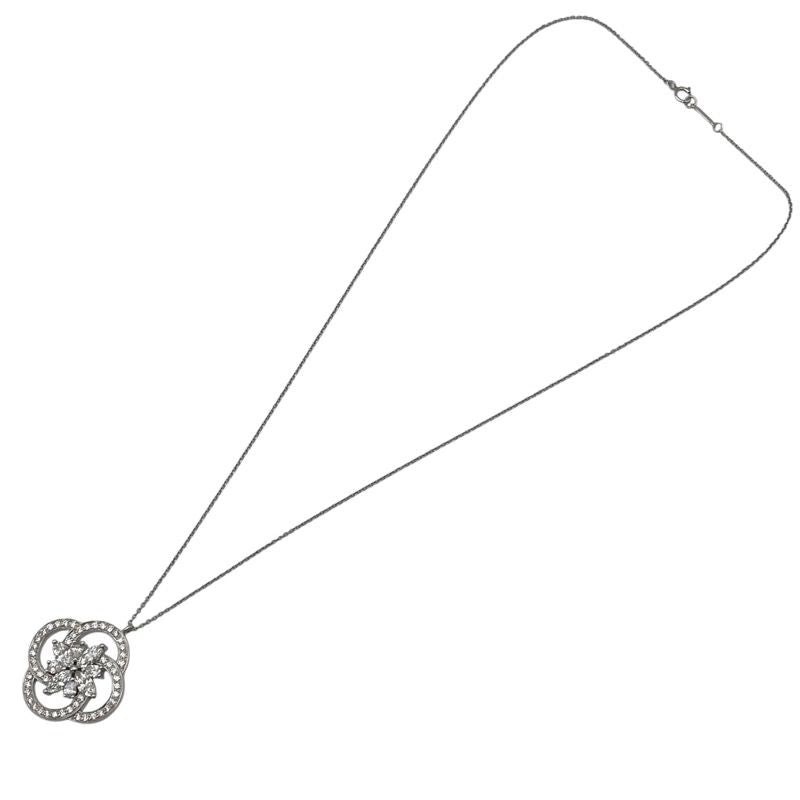 Tiffany & Co. Victoria Cluster Diamond Necklace in Platinum