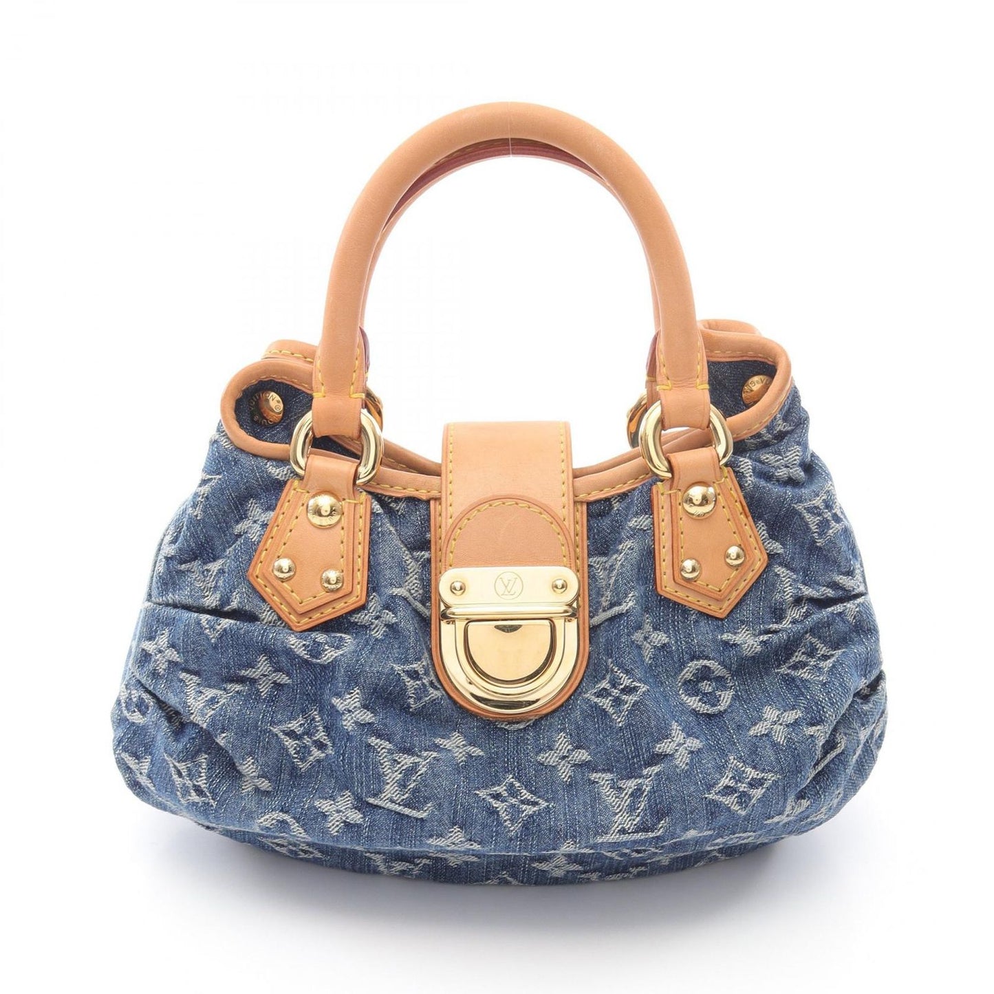 Louis Vuitton Prettie Monogram Denim Handbag - Exquisite Blue Denim