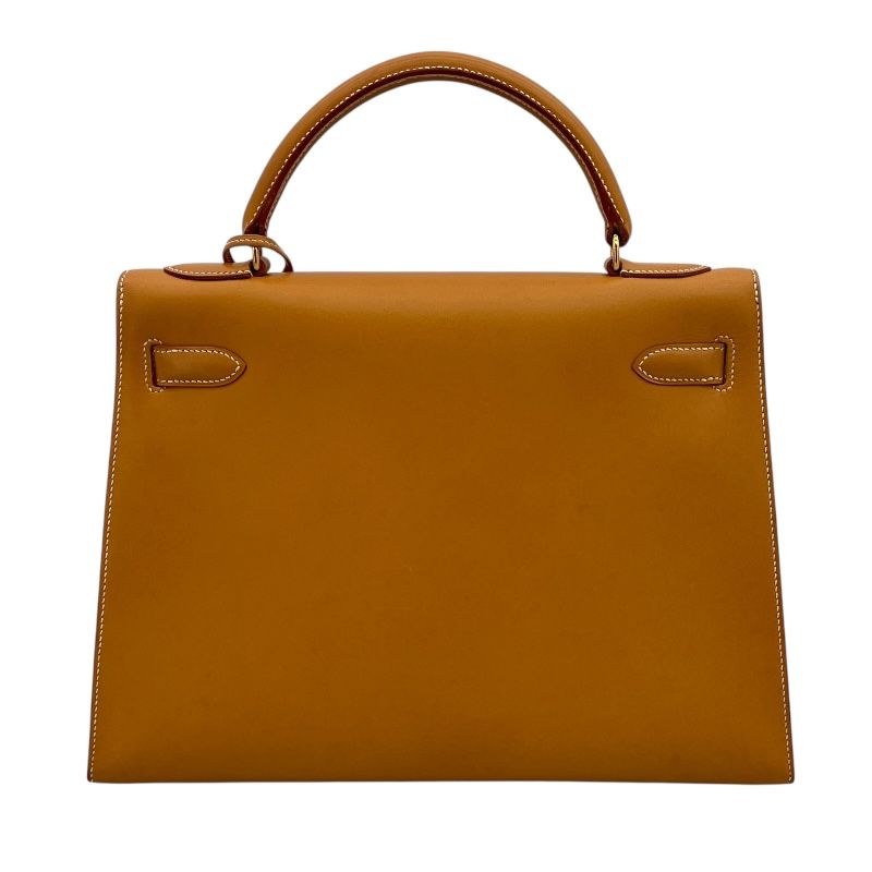 HERMES Kelly 32 Natural Sable with Gold Hardware - Timeless Elegance