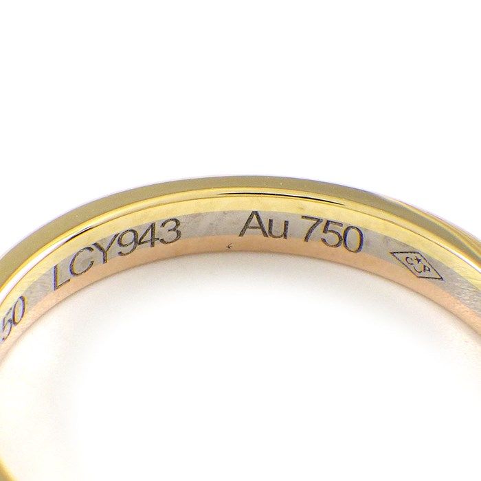Cartier Vendôme Trinity Wedding Ring in Three Colors - K18 Gold