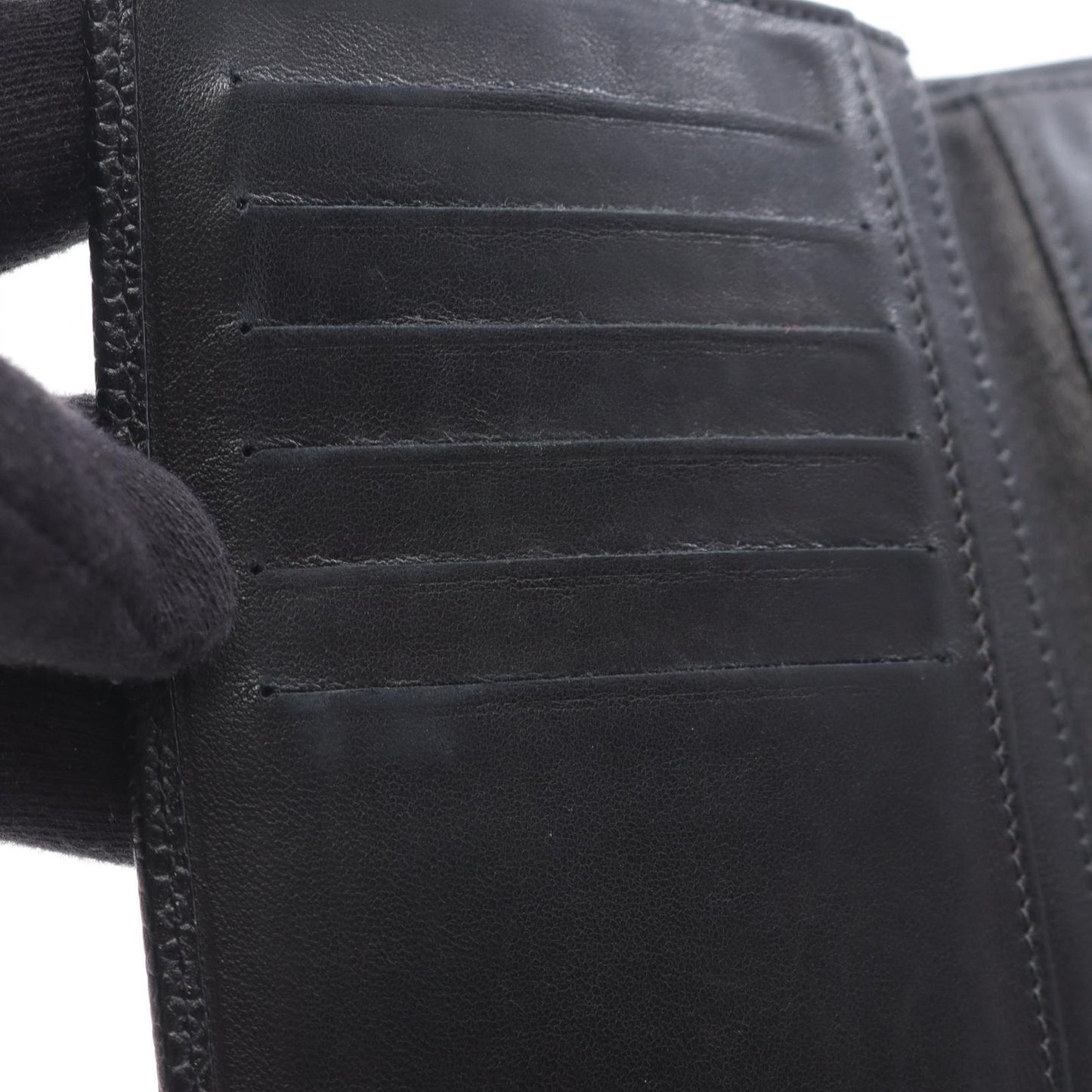 CHANEL Coco Mark Black Leather Tri-Fold Wallet - Exquisite Craftsmanship