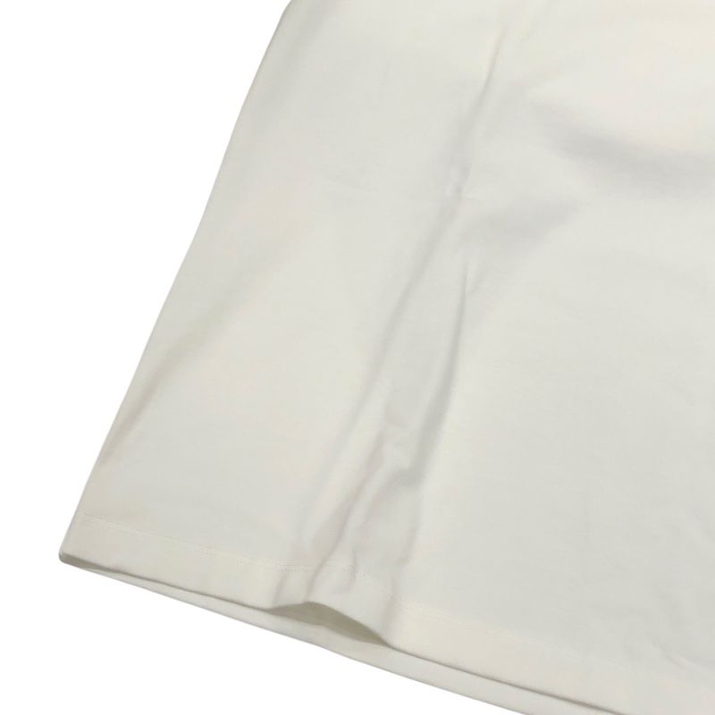 Moncler Embroidered Logo T-Shirt - White Cotton, Size XL