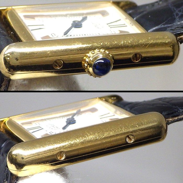 Cartier Must Tank SM Vermeil Watch - Timeless Elegance