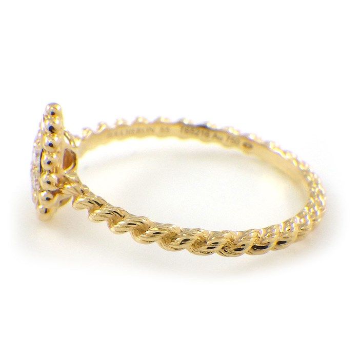 BOUCHERON Serpent Bohème Extra Small Ring with Diamonds in 18K Yellow Gold