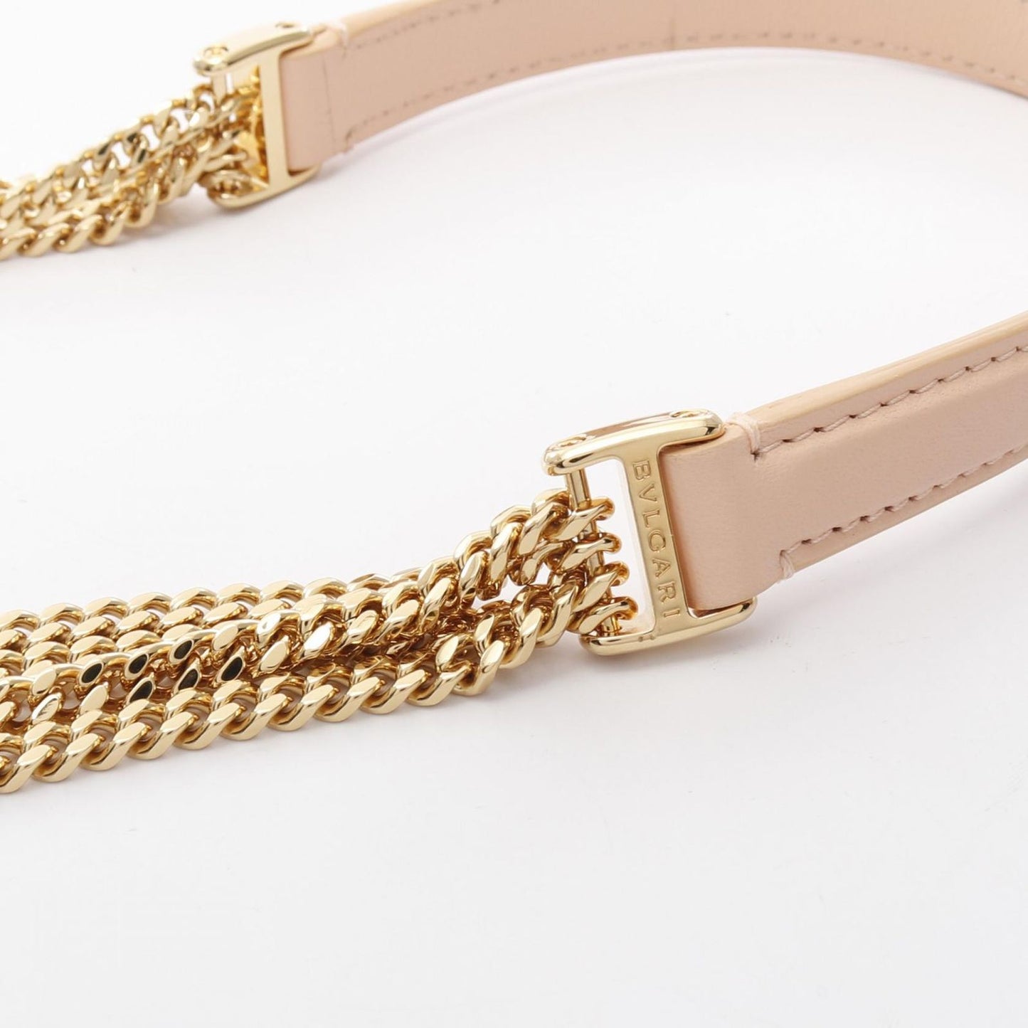 BVLGARI Serpenti Forever Chain Shoulder Bag in Baby Pink Leather