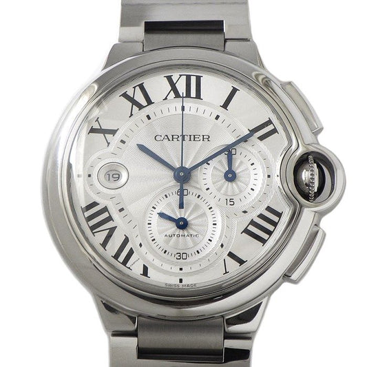 Cartier Ballon Bleu XL W6920002 Chronograph - Silver Dial