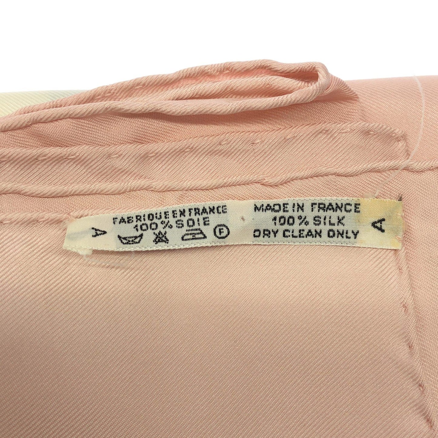 HERMES Pink Silk Scarf - Timeless Elegance
