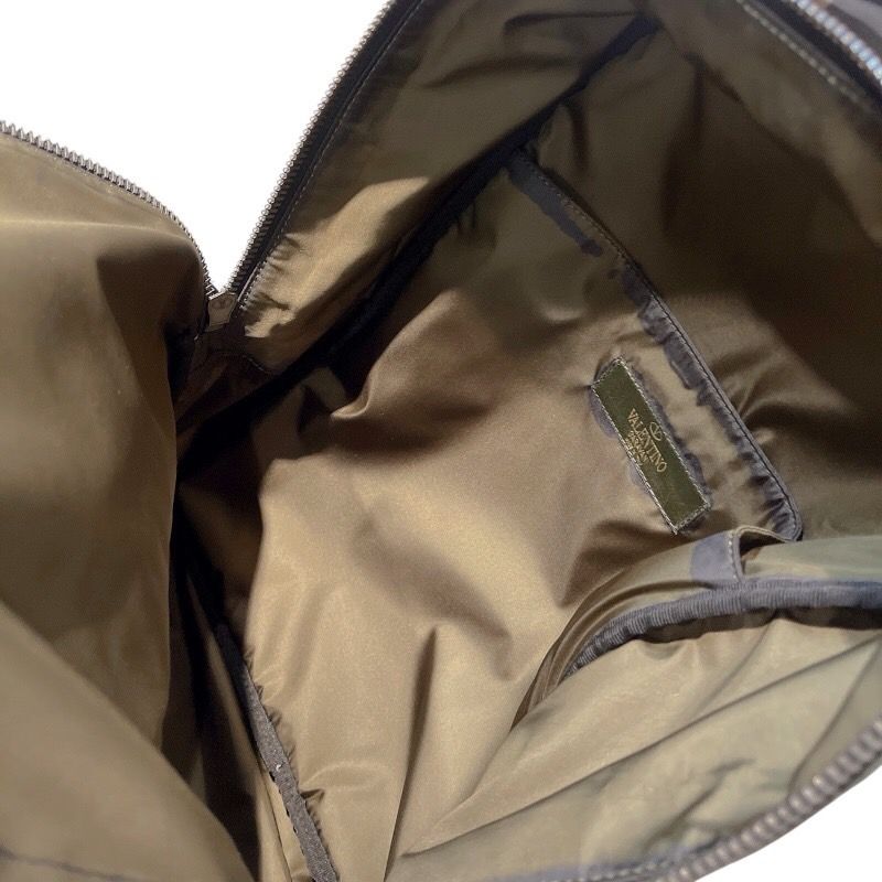 VALENTINO Nylon Backpack in Black & Khaki - Exclusive Men's Design