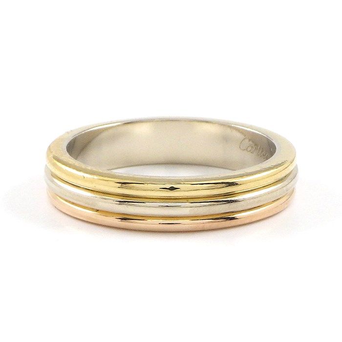 Cartier Vendôme Louis Cartier Tri-Color Wedding Band Ring
