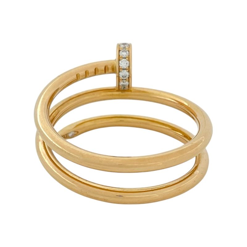 Cartier Juste un Clou Diamond Ring SM in 18K Pink Gold