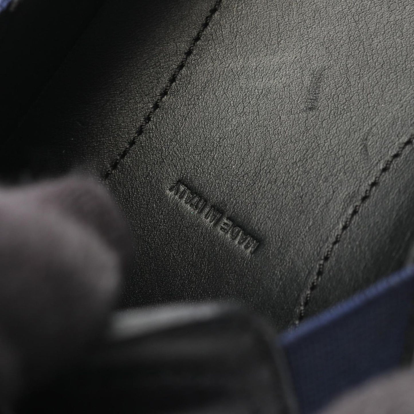 Berluti Navy Leather Slip-On Loafers - Exquisite Craftsmanship