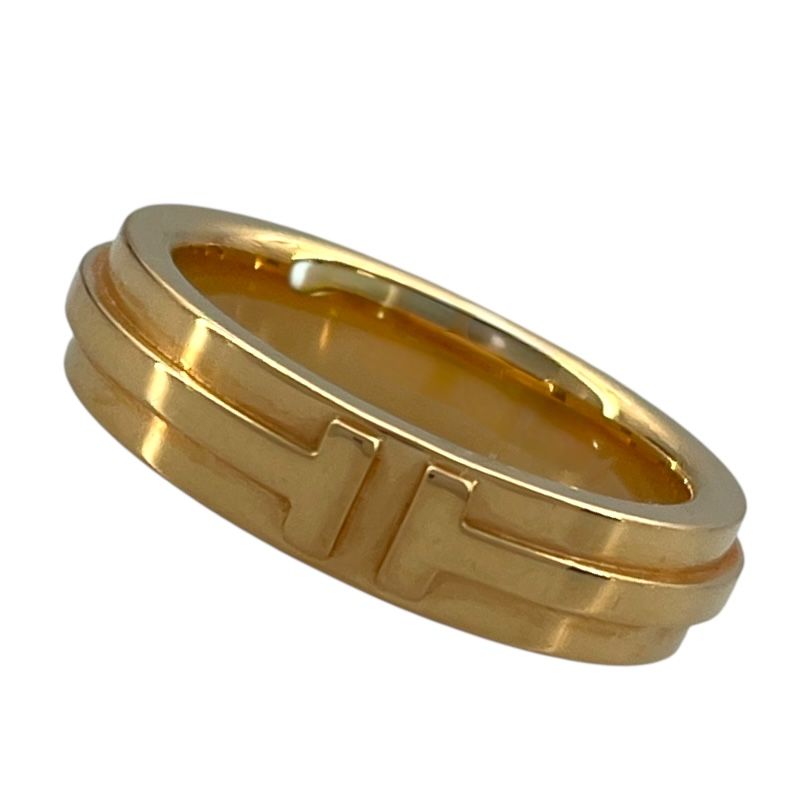 Tiffany & Co. T Narrow Ring in 750PG Gold - Exquisite Elegance