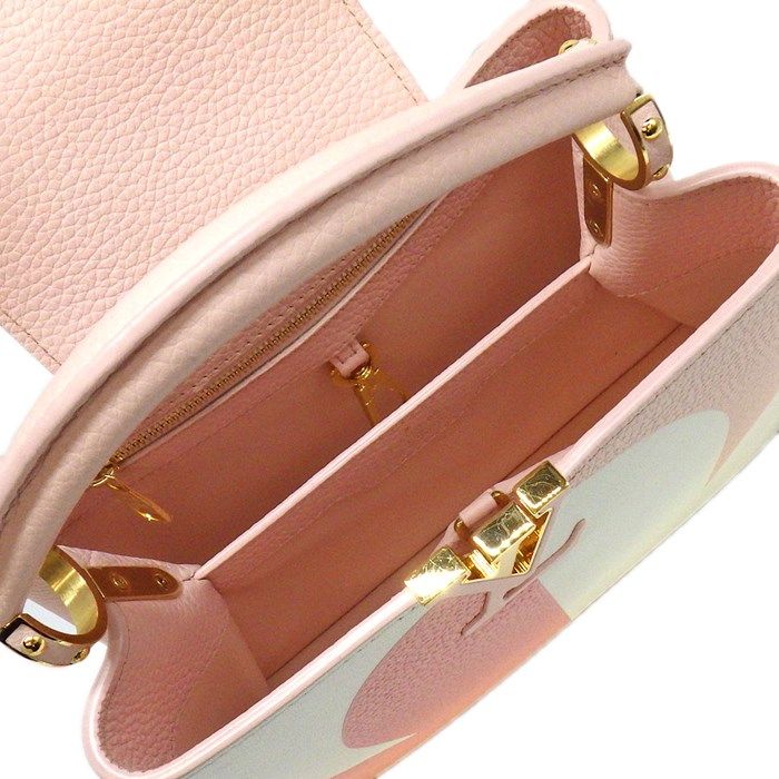 Louis Vuitton Capucines BB Giant Monogram Flower Handbag - Pink
