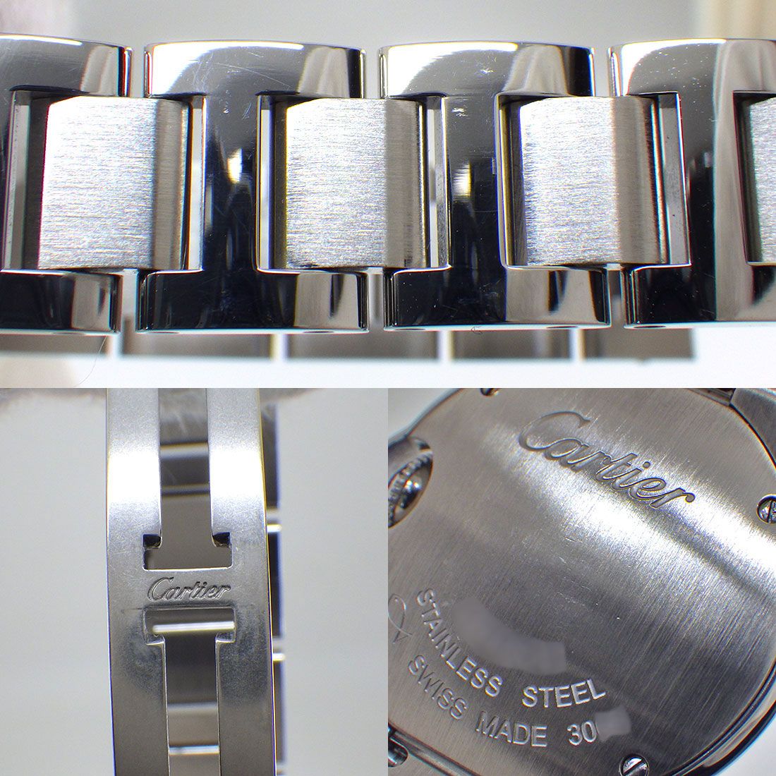 Cartier Ballon Bleu W4BB0015 Diamond Bezel Silver Dial Ladies Watch