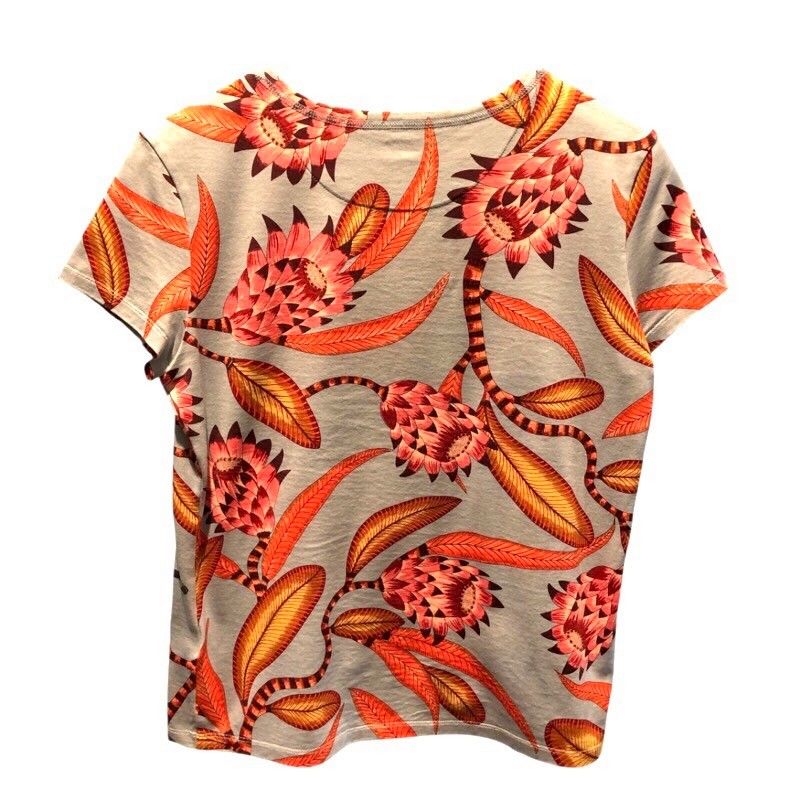 HERMES Signature Pattern Cotton T-Shirt for Women
