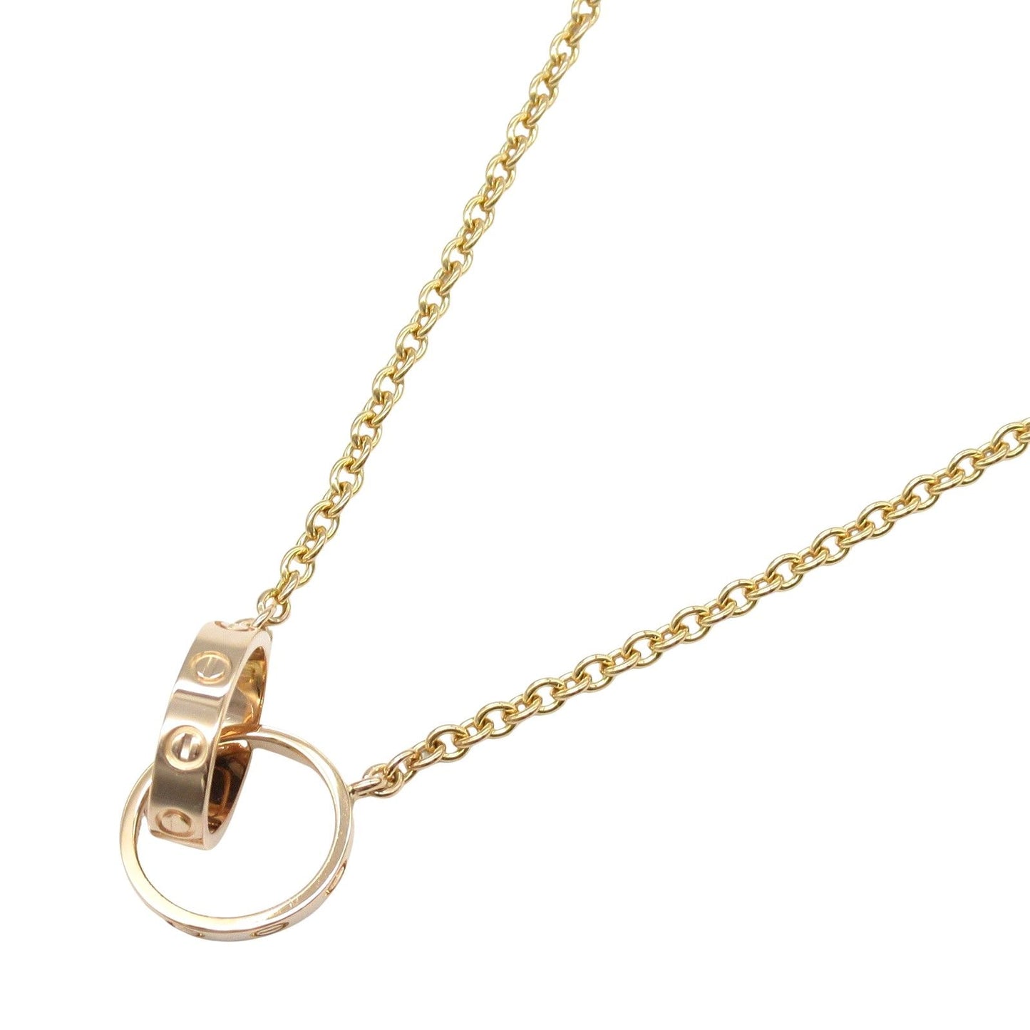 CARTIER Baby Love Necklace in K18 Pink Gold - 44cm