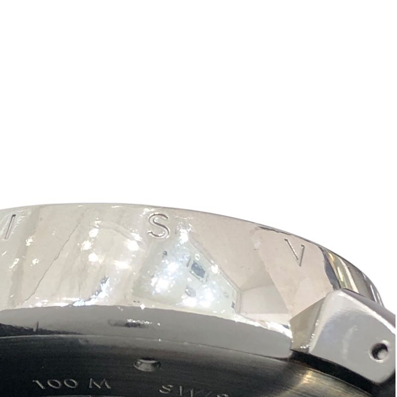 Louis Vuitton Tambour Disc Amarant Diamond GM Quartz Watch