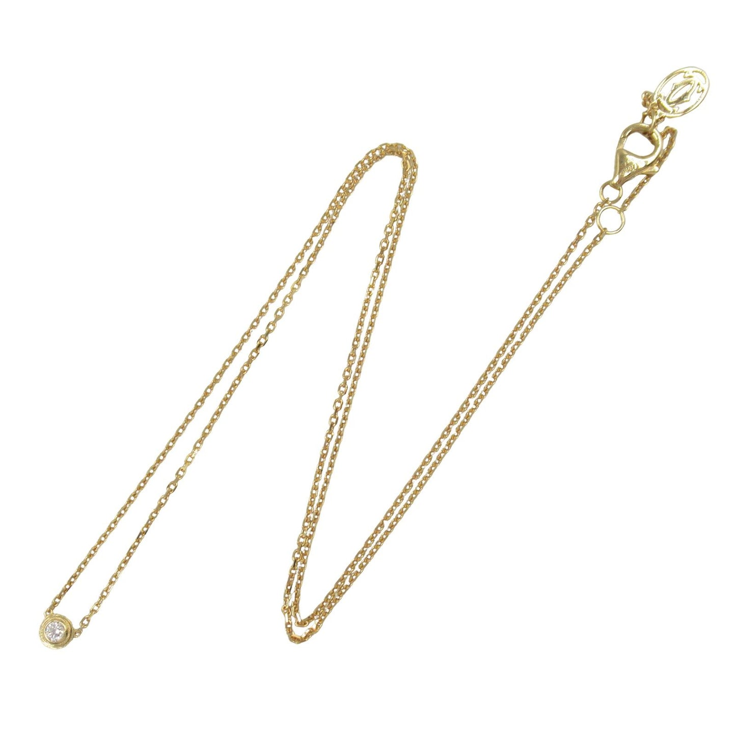 CARTIER Amour XS Necklace in 18K Yellow Gold with Diamonds