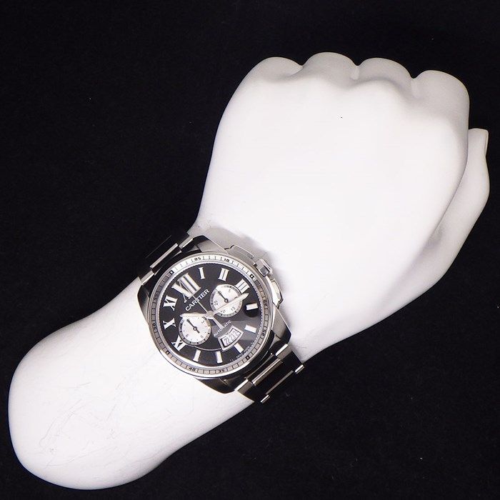 Cartier Calibre de Cartier Chronograph W7100061 - Black Dial