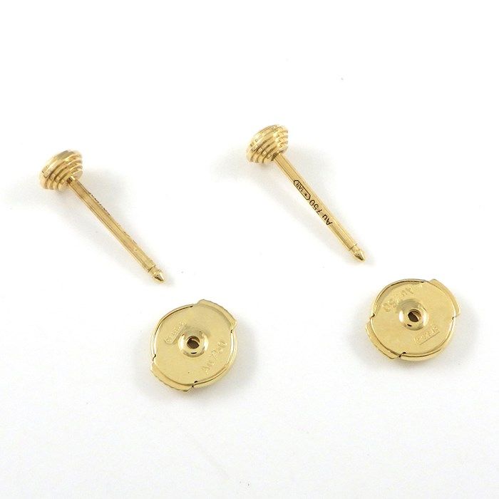 Cartier Love Earrings XS with Diamonds in 18K Yellow Gold