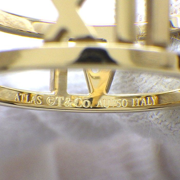 Tiffany & Co. Atlas Open Ring in 18K Yellow Gold - Size 9.5