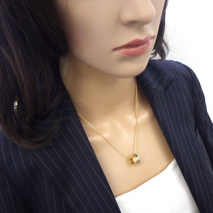 BVLGARI B-zero1 Perfect Mistake Necklace in Tri-Color Gold