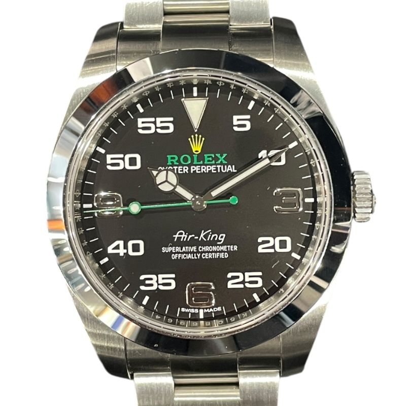 ROLEX Air-King 116900 - Iconic Black Dial Automatic Men's Watch