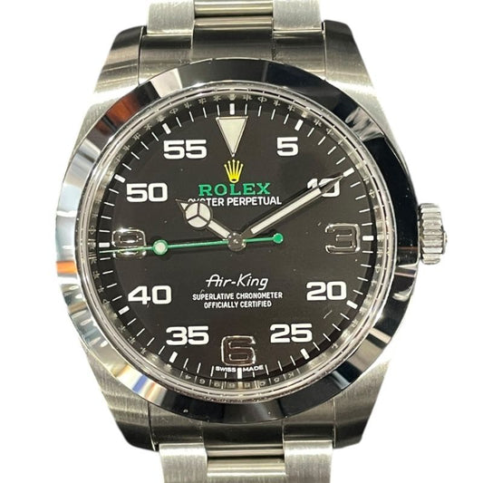 ROLEX Air-King 116900 - Iconic Black Dial Automatic Men's Watch