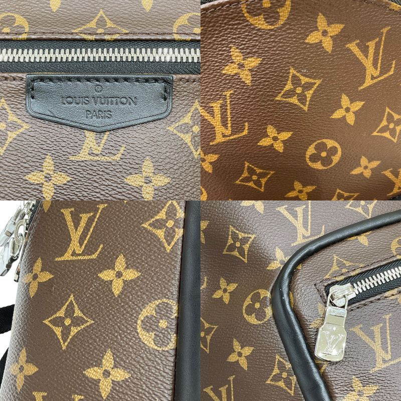 Louis Vuitton Josh NV Backpack - Brown & Black Monogram Macassar