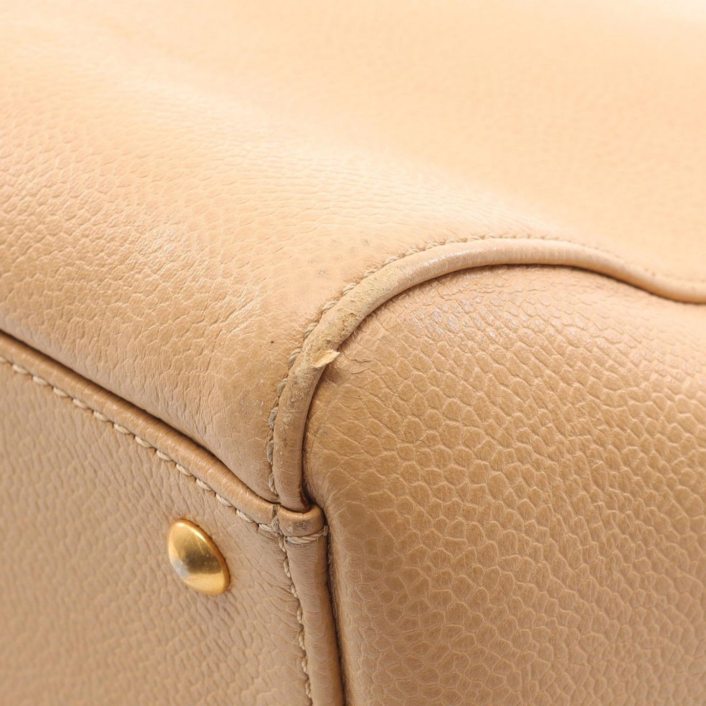 CHANEL Coco Mark Tote Bag in Beige Calfskin - Timeless Elegance