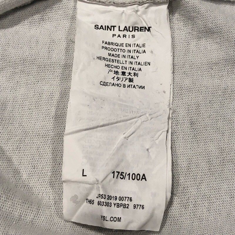 SAINT LAURENT Cotton Printed T-Shirt - Exclusive Men's Fashion