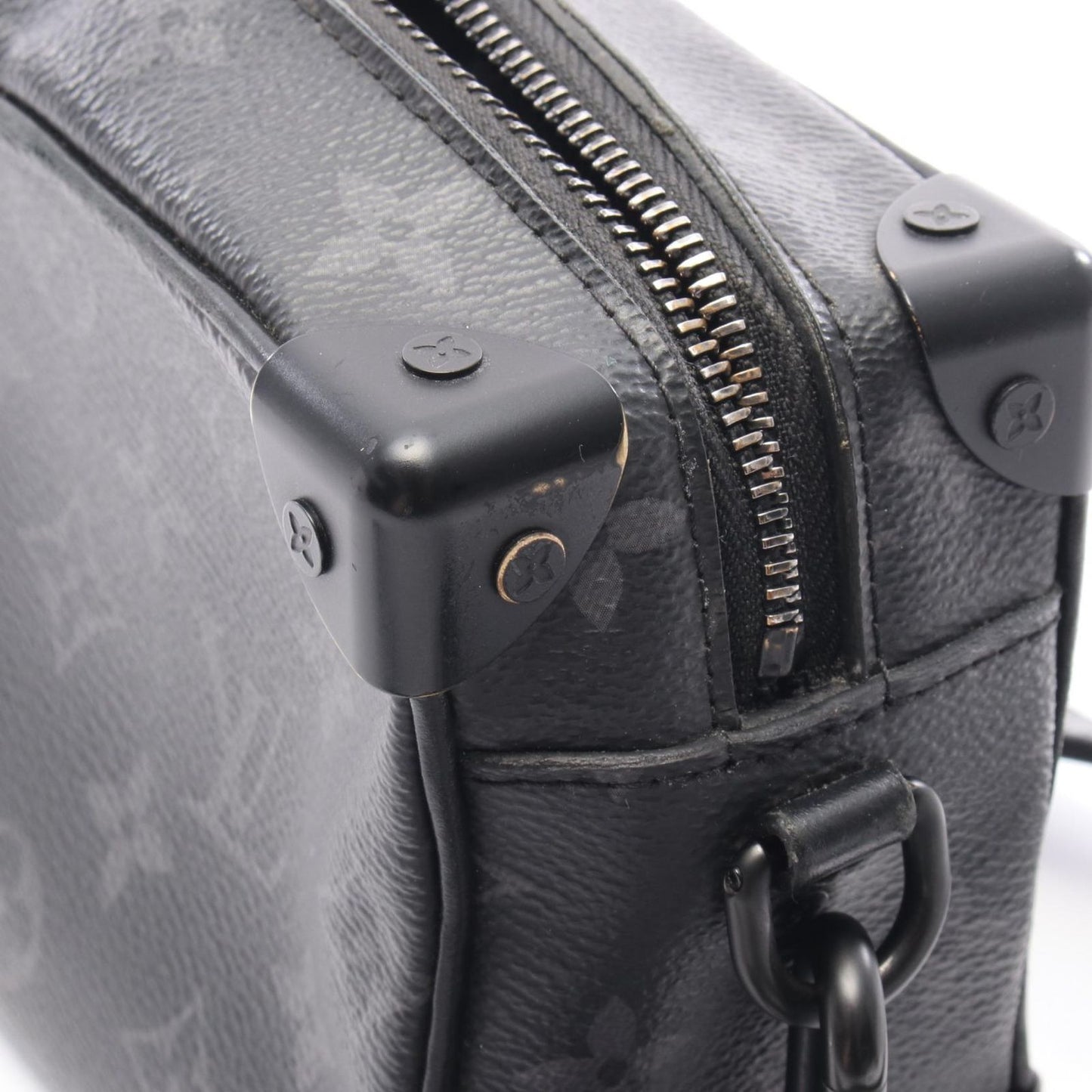 Louis Vuitton Mini Soft Trunk Monogram Eclipse Shoulder Bag