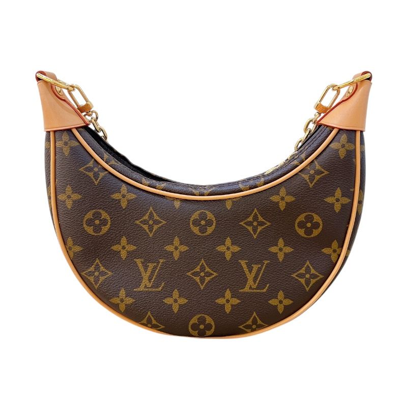 Louis Vuitton Loop M81098 Monogram Shoulder Bag - Brown & Gold