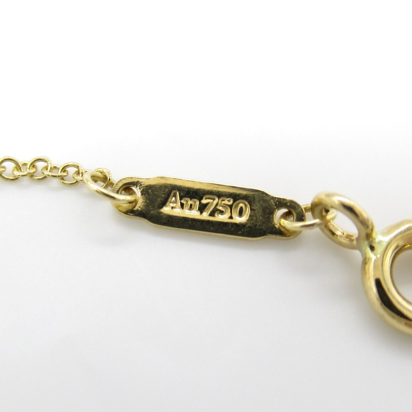 TIFFANY & CO T Smile Mini Necklace in 18K Yellow Gold