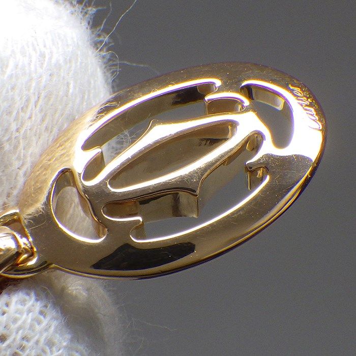 Cartier Double C2 Diamond Necklace in K18 Pink Gold