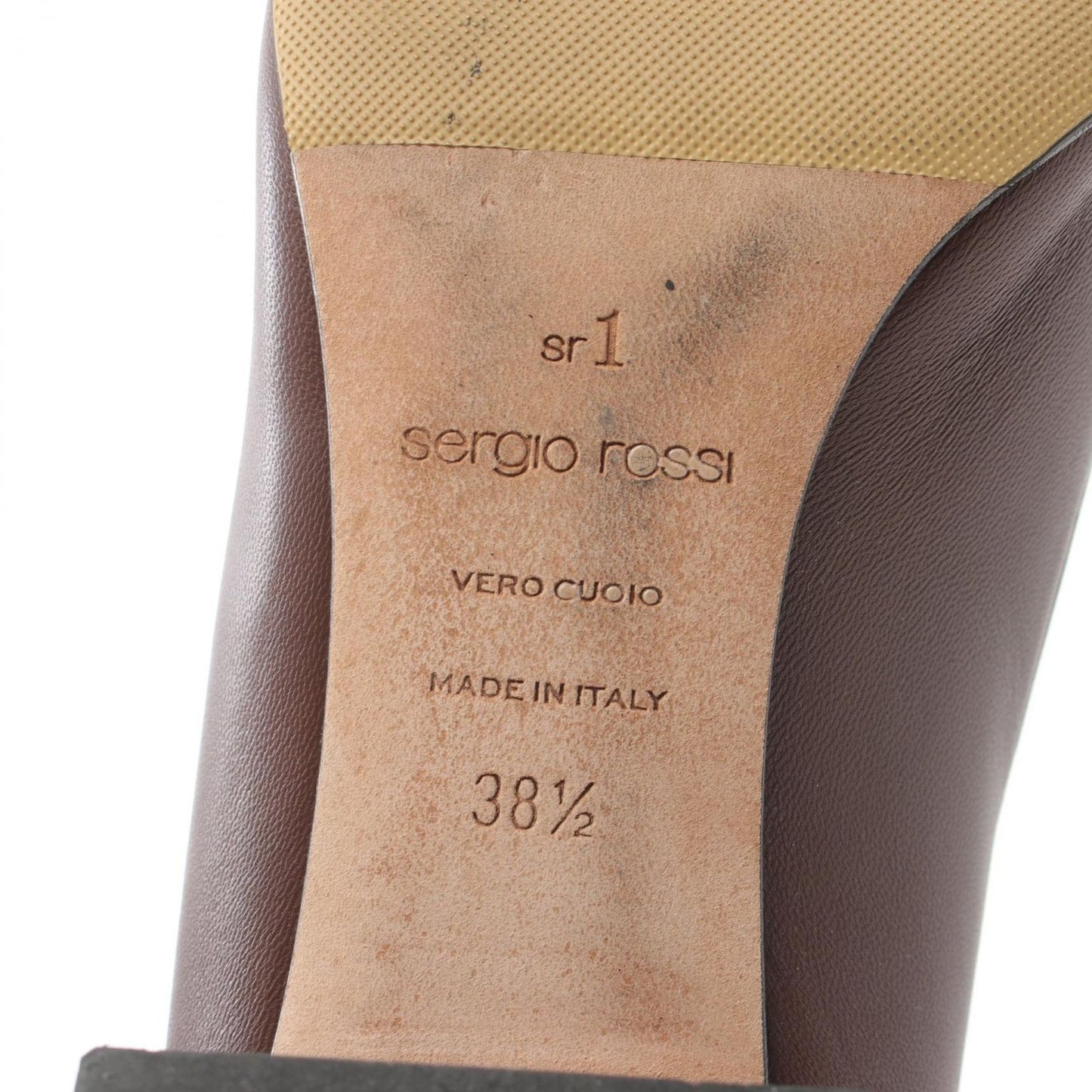 Sergio Rossi Brown Leather Pumps - Timeless Elegance