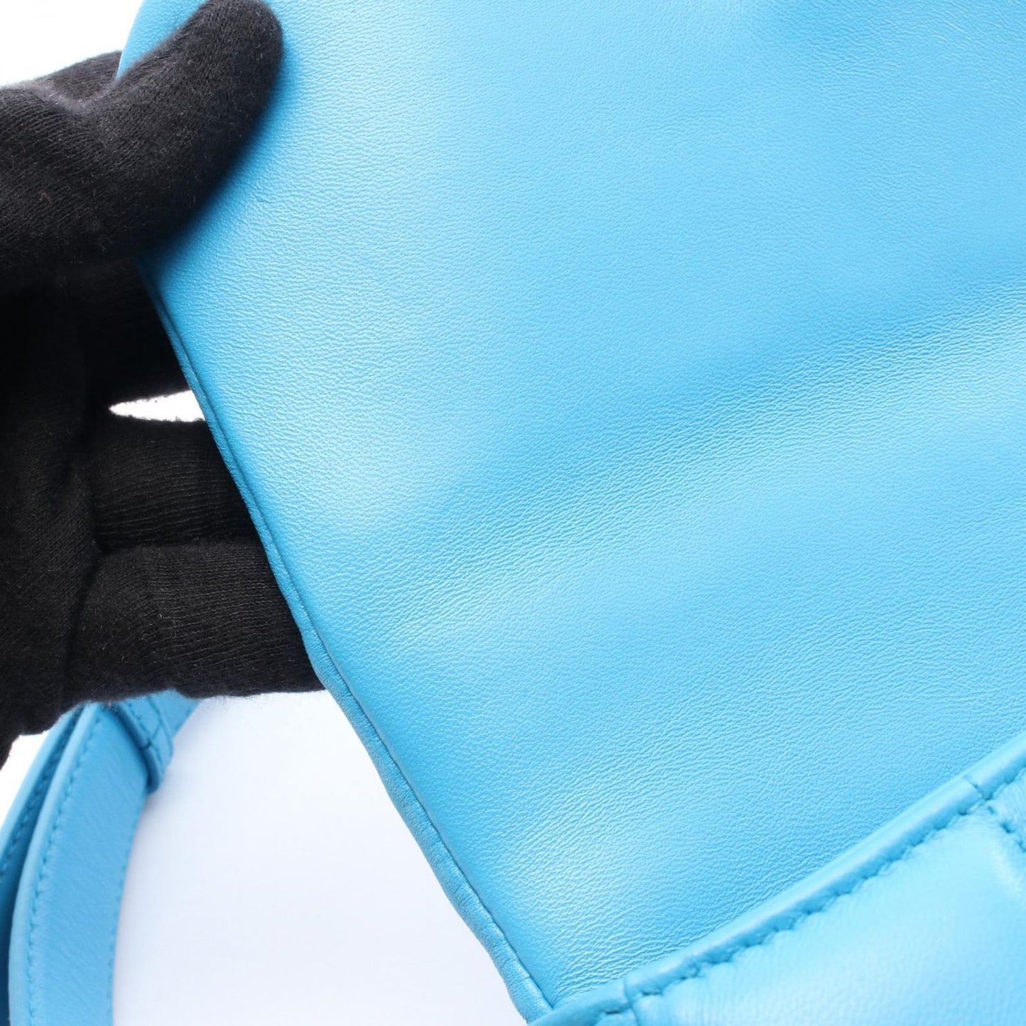 BVLGARI × AMBUSH Serpenti Blue Leather Waist Bag - Exclusive Design