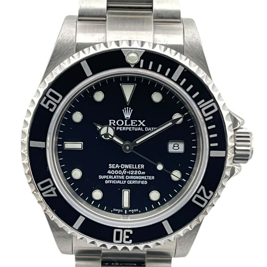 ROLEX Sea-Dweller 16600 Black SS Automatic Men's Watch